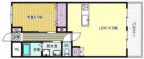 メゾンサクセス【2階】の間取り