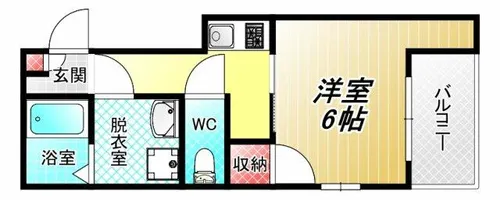 グラシアスコート長瀬【2階】の間取り
