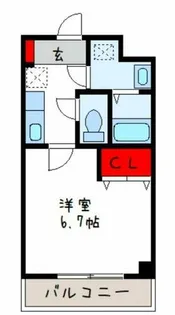 モアナコート【3階】の間取り