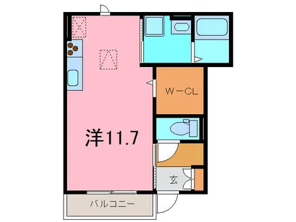 プランドールT・T【1階】の間取り