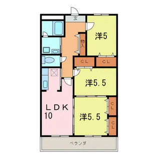 East One【4階】の間取り