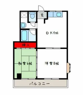 ビートル山本北C【1階】の間取り