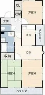 CAESAR PARKⅠ【101号室】の間取り