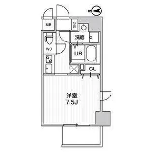 La Douceur江坂【507号室】の間取り