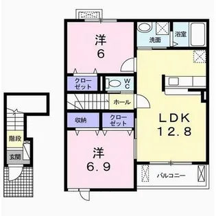 なの花Ⅱ【2階】の間取り