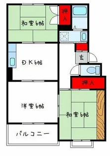 ヌーブルミェール松本【2階】の間取り