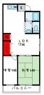 大阪府八尾市南太子堂3丁目【マンション】の間取り