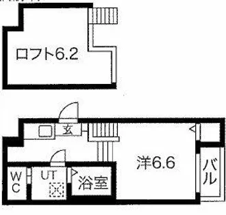 カレラ【105号室】の間取り