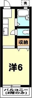 ハイツウイング野村【102号室】の間取り