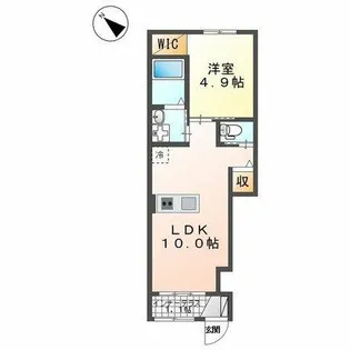 ポップスック【101号室】の間取り