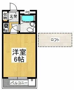 フォンタル西板持【1階】の間取り