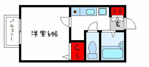 プルミエ【1階】の間取り