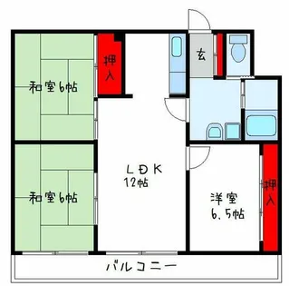 3LDKの間取り画像