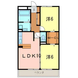 ラピュタ【3階】の間取り