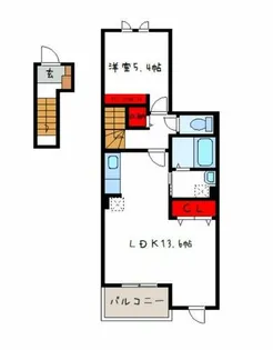グレイス寺川【2階】の間取り