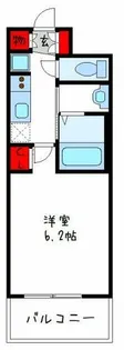 1Kの間取り画像