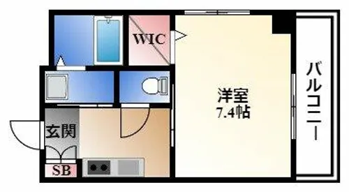 UN ROOM【7階】の間取り