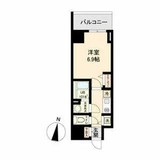 M-Luxe丸の内【0204号室】の間取り