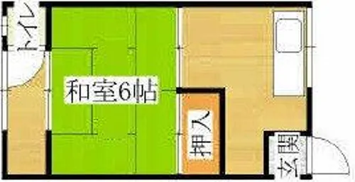 池本文化【201号室】の間取り