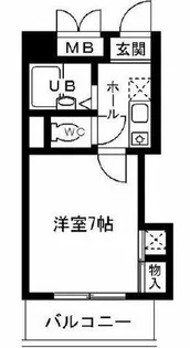 アンタンテ7th【10階】の間取り
