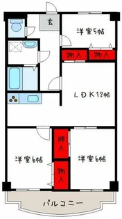 パレーシャル21【3階】の間取り