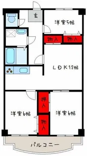 パレーシャル21【3階】の間取り