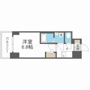 大阪府大阪市天王寺区味原町【マンション】の間取り