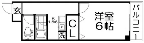 アビリティK【2階】の間取り