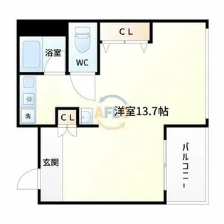 H’s flats【2階】の間取り