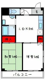 ヴァンベール【3階】の間取り