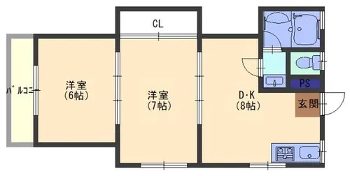 梶町マンション【2階】の間取り