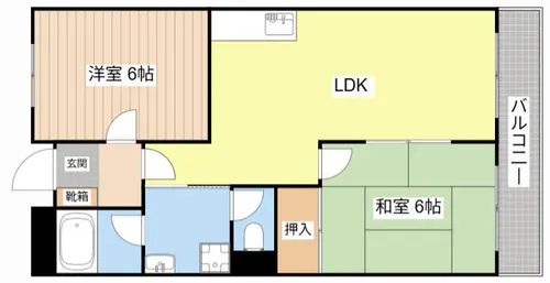 Twin Avenue B【1階】の間取り