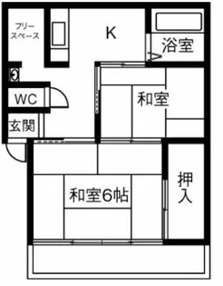 クレオパトラマンション【404号室】の間取り