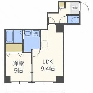 fleuve福住(フルーヴフクズミ)【3階】の間取り
