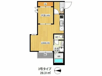 桜坂R-SMARTホーム【3階】の間取り