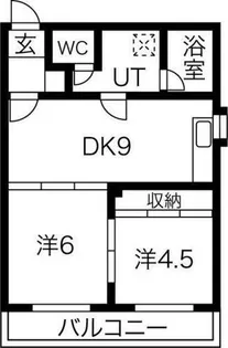 フェニックス中の島【1階】の間取り