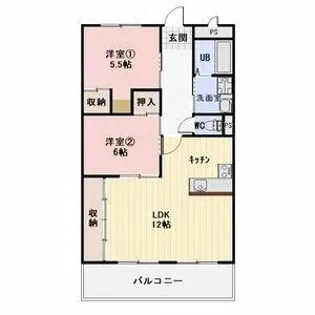 フェリースアイチ【205号室】の間取り