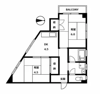 小高マンション【3階】の間取り