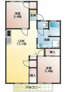 プロヴァンス美園【1階】の間取り