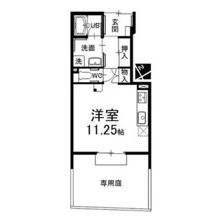 中舛竹田荘【1階】の間取り