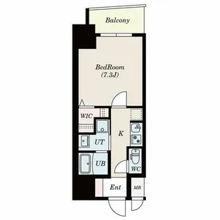 S-RESIDENCE今池駅前【6階】の間取り