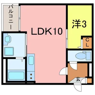 Jack horenⅡ【1階】の間取り