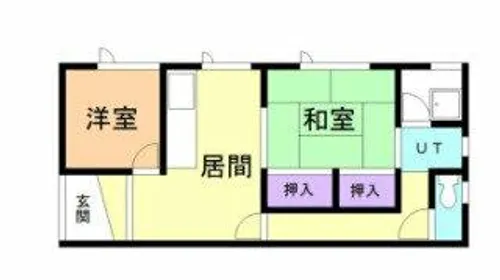 鈴木アパート(日の出町3丁目)【201号室】の間取り