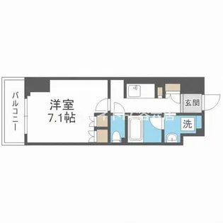 アーバネックス四ツ橋【11階】の間取り