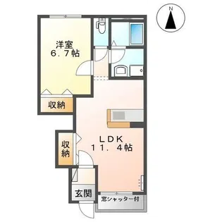 Dolce【1階】の間取り