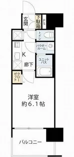 1Kの間取り画像