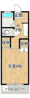 コーポAYA【3階】の間取り