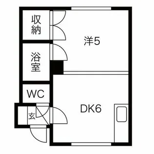 麻生創成館Ⅰ【1階】の間取り