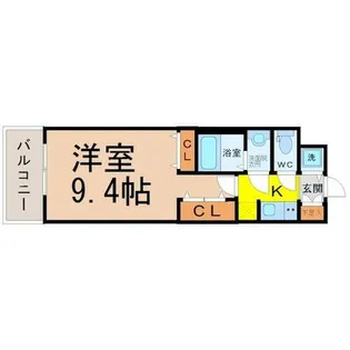 La Douceur志賀本通II【13階】の間取り