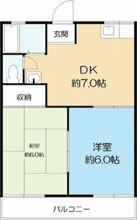 第二奥村ハイツ【2階】の間取り